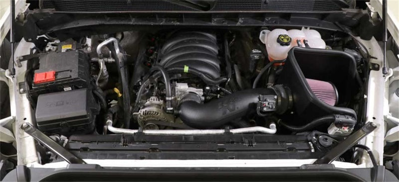 K&N Engineering 63-3110 AirCharger Performance Intake System for 2019 Chevrolet Silverado 1500 and GMC Sierra 1500 with 5.3L/6.2L V8 engines