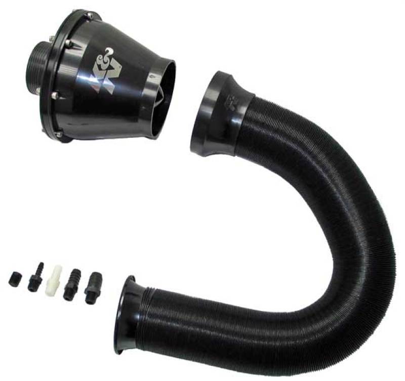 K&N Engineering Apollo RC-5052AB Universal Black Cold Air Intake System for Improved Engine Performance
