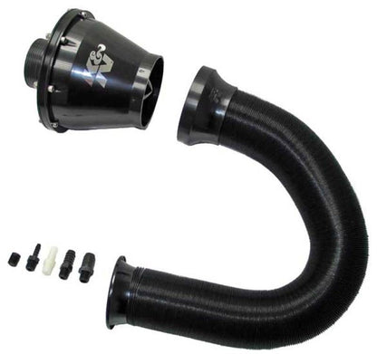 K&N Engineering Apollo RC-5052AB Universal Black Cold Air Intake System for Improved Engine Performance
