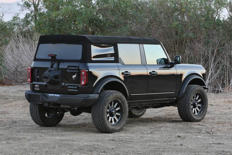 Fabtech 2021 Ford Bronco 3-Inch UCA Lift Kit with Uniballs and Dirt Logic 2.5 Coilover Shocks