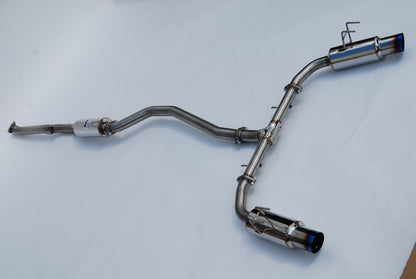 Invidia 2022+ Honda Civic Si 1.5T N1 70mm Cat Back Exhaust with Burnt Titanium Tips