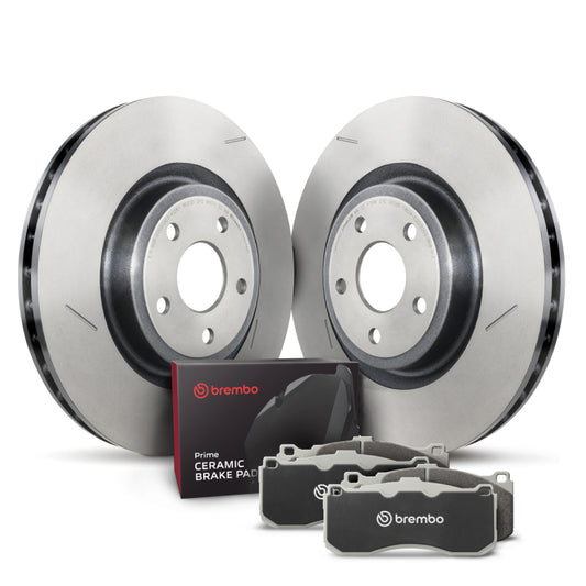 Brembo OE Rear Disc Brake Kit for Dodge Charger, Chrysler 300, and Challenger - Part Number KT00846