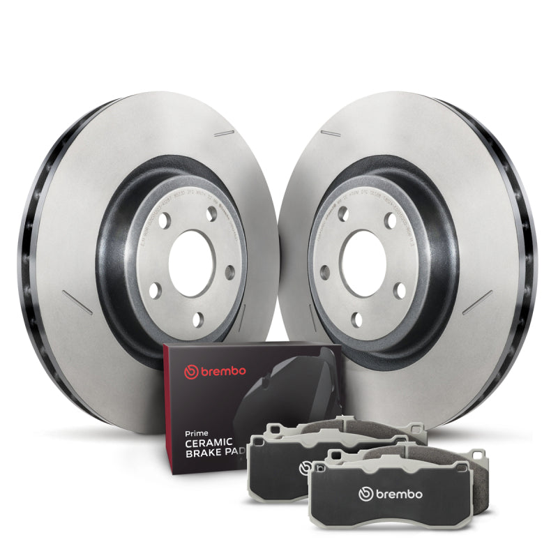 Brembo OE Front Disc Brake Kit for Jeep Grand Cherokee and Dodge Durango - Part KT00666