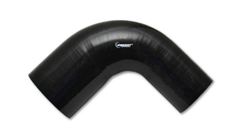 Vibrant 2780 4 Ply Reinforced Silicone 90 Degree Transition Elbow for Automotive Applications