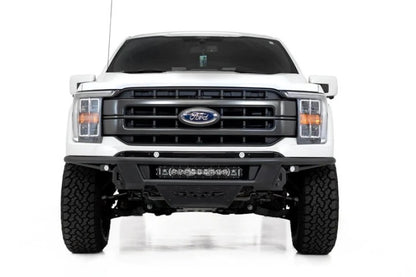 Addictive Desert Designs 21-23 Ford F-150 Pro Bolt-On Front Bumper with Light Mounts in Hammer Black