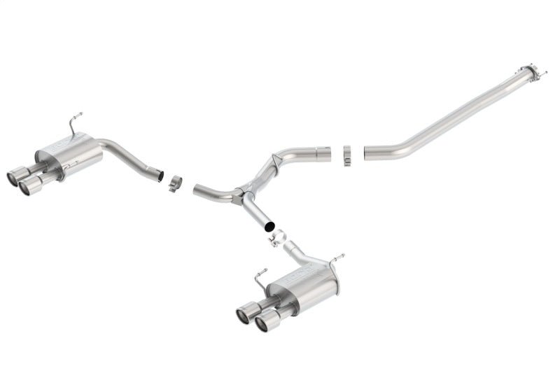 Borla ATAK Cat-Back Exhaust System for 2011-2014 Subaru Impreza WRX/STI Sedan 2.5L 4-Cylinder Turbo