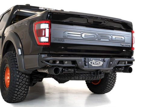Addictive Desert Designs 21-22 Ford Raptor PRO Bolt-On Rear Bumper with Mounts for Cube Lights
