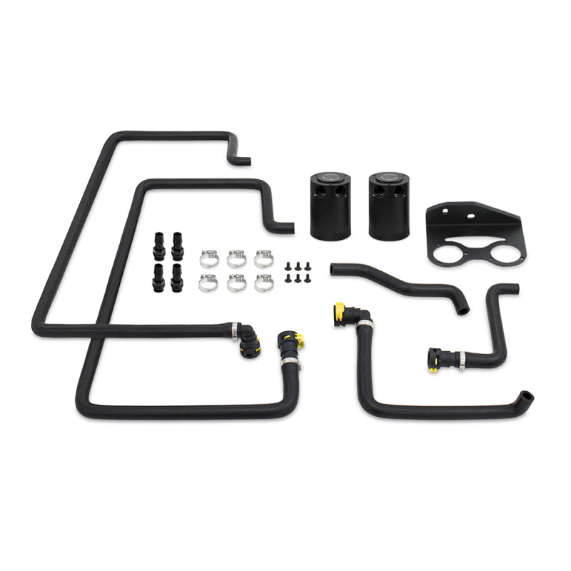 Mishimoto 2018-2020 Ford F-150 2.7L EcoBoost Baffled Oil Catch Can Kit - Clear