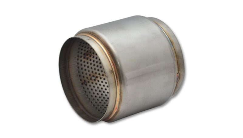 Vibrant SS Race Muffler 4.5-inch Inlet/Outlet, 5-inch Length - Part Number 17985