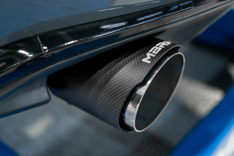 MBRP Armor Pro Series T304 Stainless Steel Cat-Back Dual Split Rear Exit Exhaust System for Volkswagen Jetta GLI (2019-2021) with Carbon Fiber Tips
