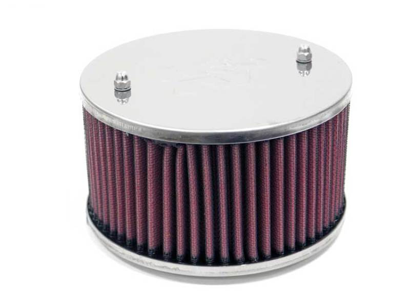 K&N Engineering Universal Custom Air Filter – Round 1.625 inch Flange, 1.625 inch ID, 2.75 inch Height