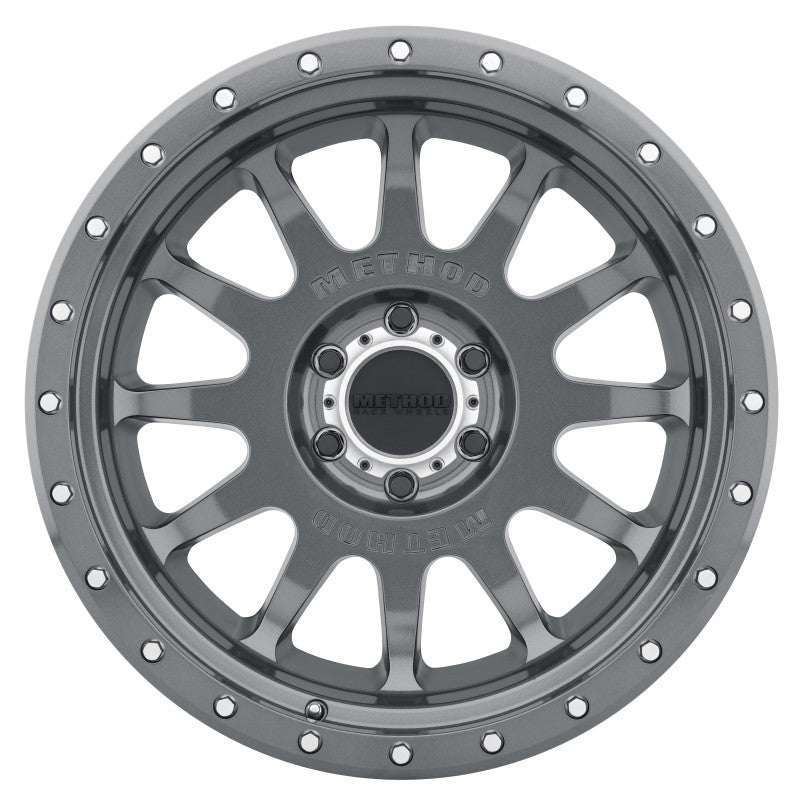 Method MR605 NV 20x10-Inch Alloy Wheel with -24mm Offset and Titanium Finish