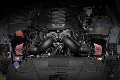 K&N 2024 Ford Mustang GT 63 Series Cold Air Intake System - Increased Horsepower and Torque