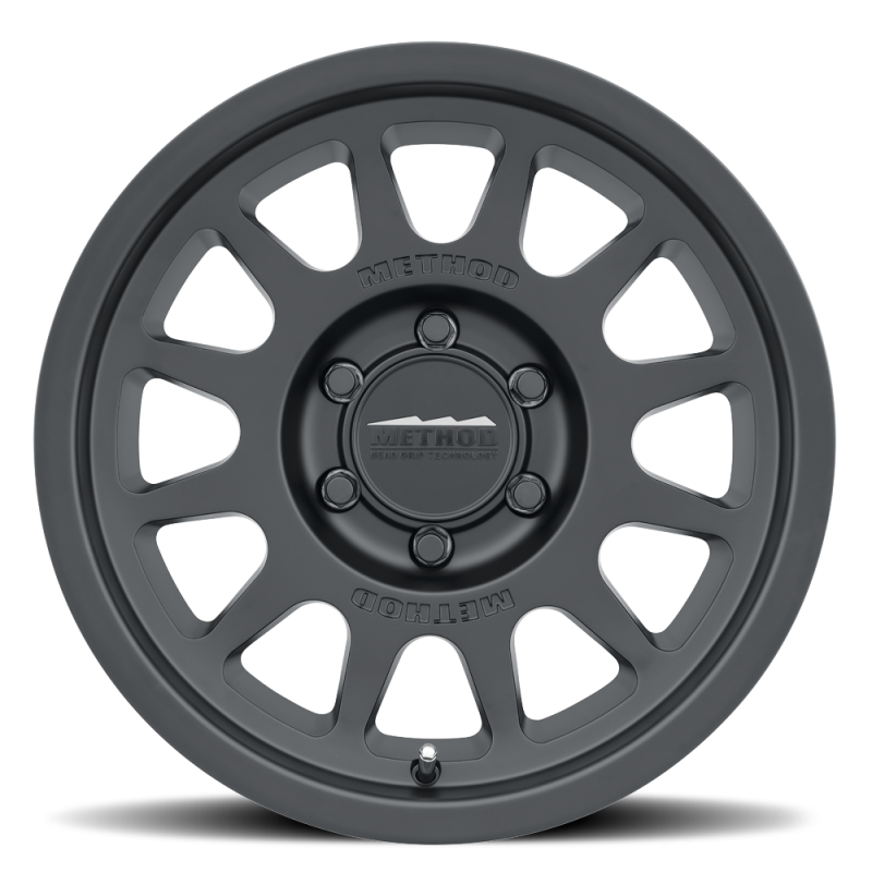 Method MR703 17x8.5 Inch Matte Black Off-Road Wheel with Bead Grip Technology and 6x5.5 Bolt Pattern