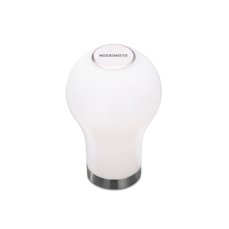 Mishimoto Teardrop Shift Knob - White | Precision Manual Transmission Accessory