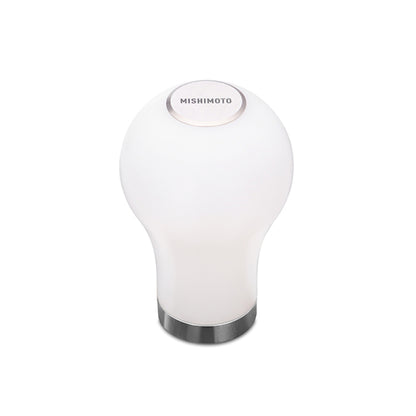 Mishimoto Teardrop Shift Knob - White | Precision Manual Transmission Accessory