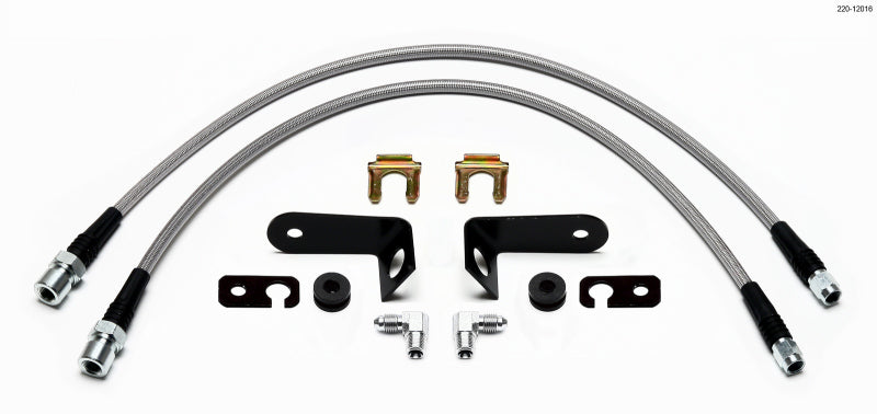 Wilwood Flexline Kit for Honda CRZ 2011 and Up - Front Brake Line System