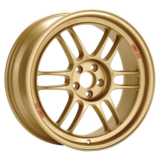 Enkei RPF1 17x9 Inch Gold Aluminum Wheel with 5x100 Bolt Pattern and +45mm Offset