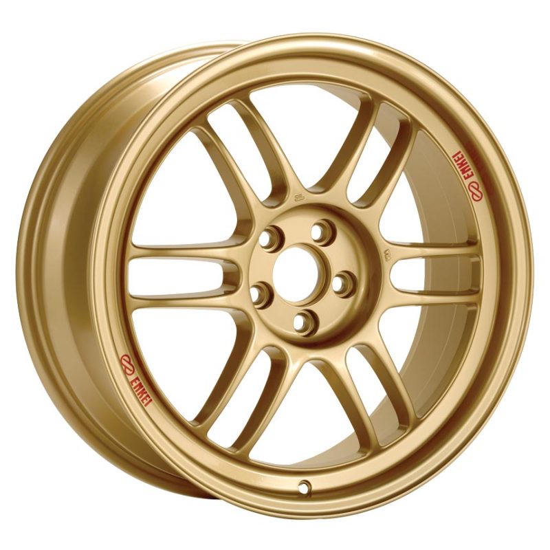 Enkei RPF1 17x9 Gold Wheel with 5x114.3 Bolt Pattern and +35mm Offset