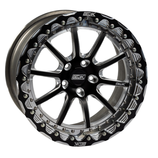 Belak Wheels Series 4 15x8 High Pad Beadlock Wheel - 5x114.3 Bolt Pattern, 5 Inch Backspacing
