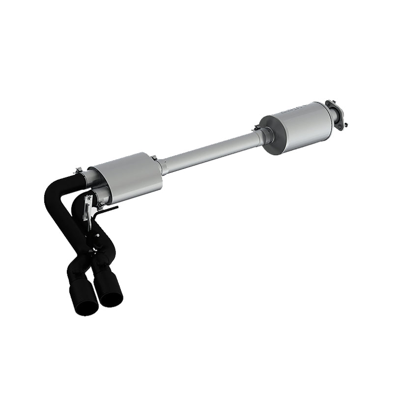 MBRP S5262BLK Armor BLK Series 3-Inch Black Coated Cat Back Exhaust System for Ford F-150 (2015-2016)