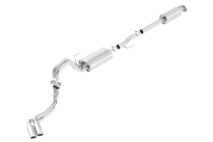 Borla Touring Cat-Back Exhaust System for Ford F-150 (2015-2020) 2.7L/3.5L EcoBoost and 5.0L V8 - Side Exit