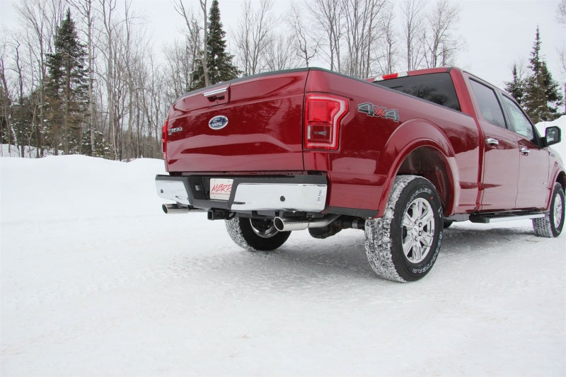 MBRP Armor Lite Series 2015-2016 Ford F-150 5.0L Dual Rear Exit Cat Back Exhaust System - Part #S5258AL