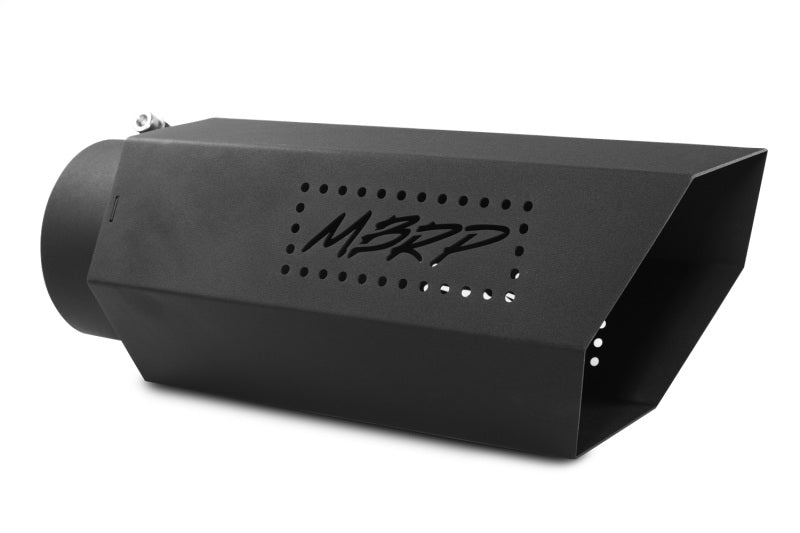 MBRP Universal Hex Exhaust Tip 5-Inch Inlet, 16-Inch Length, Black Coated - Model T5167BLK