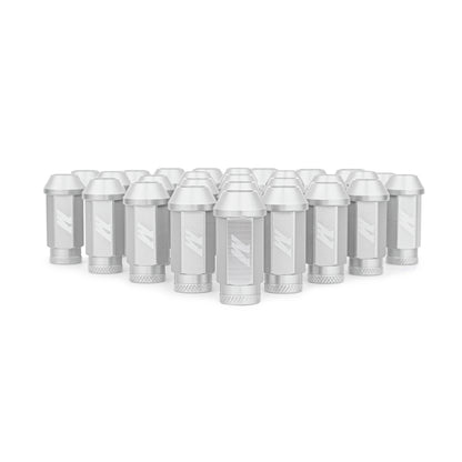 Mishimoto Aluminum Locking Lug Nuts M12x1.5 27-Piece Set for Ford Bronco - Silver