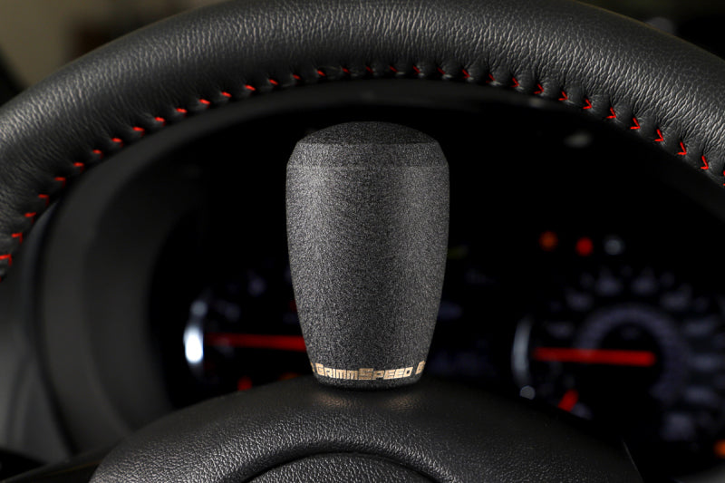 GrimmSpeed Stainless Steel Shift Knob for Subaru 5 & 6 Speed Manual Transmission – Black