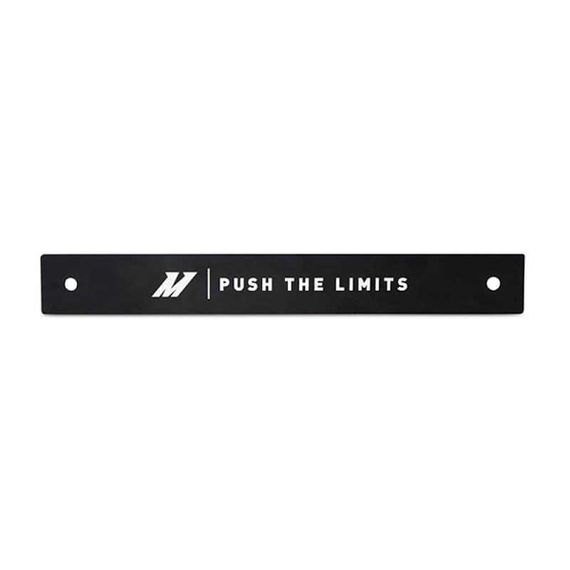 Mishimoto MMLP-UNI-BK License Plate Delete – Anodized Black Aluminum Cover with Logo Options