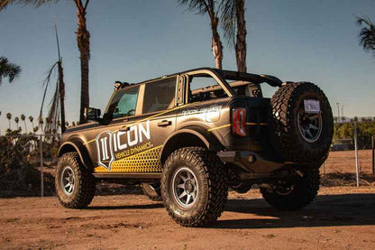 ICON 2021+ Ford Bronco Billet Rear Upper Adjustable Link Kit