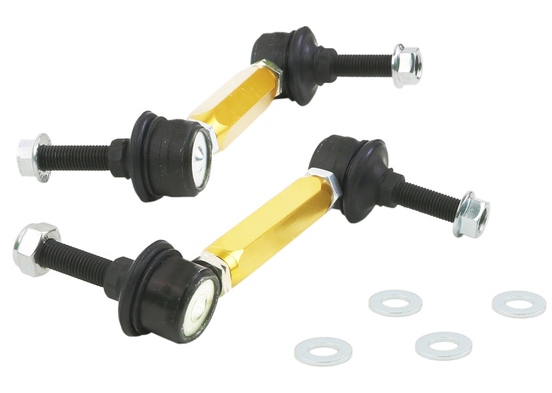 Whiteline Universal Sway Bar End Link Kit KLC140-135 for BMW Models – Heavy Duty Adjustable Links with 10mm Ball Studs