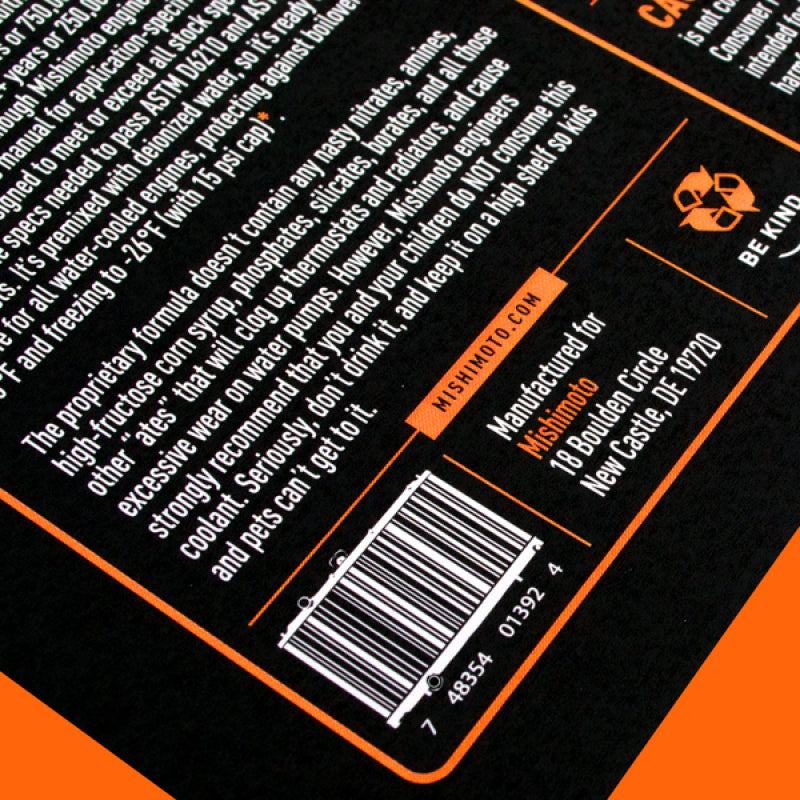Mishimoto Liquid Chill Synthetic Engine Coolant - Premixed, Long-Life Protection for Cars and Trucks