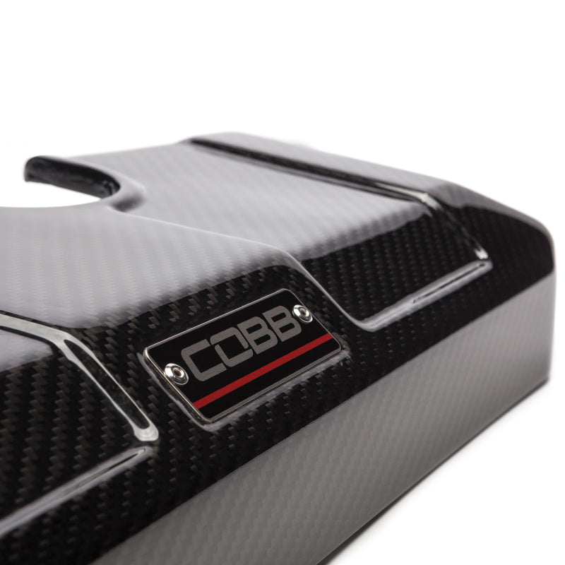COBB Redline Carbon Fiber Coolant Cover for Ford F-150 EcoBoost 3.5L & 2.7L (2017-2020)