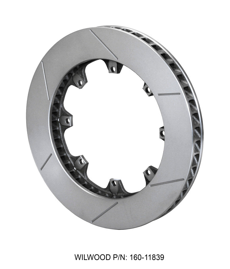 Wilwood GT 48 Curved Vane Spec-37 Rotor - 12.19 inch Diameter, 1.25 inch Thickness, 8 on 7.00 inch Bolt Pattern