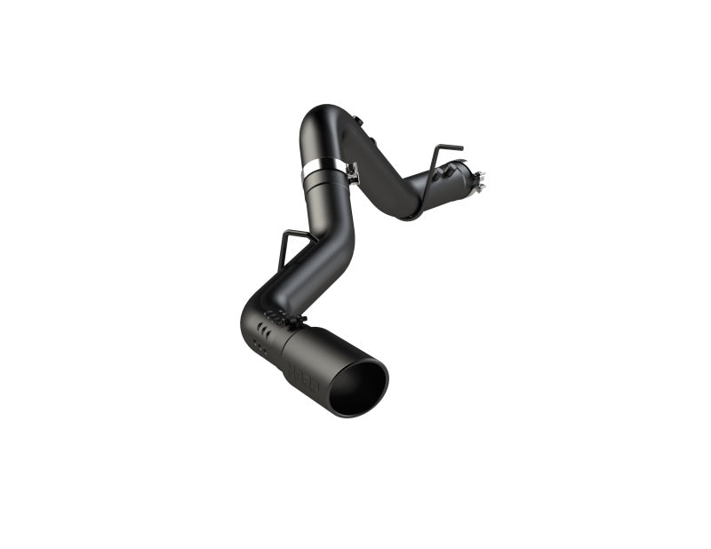 MBRP Armor BLK Series 4-Inch Exhaust System for 2020 GMC Sierra 2500/3500 Duramax - Single Side Exit Black Coated