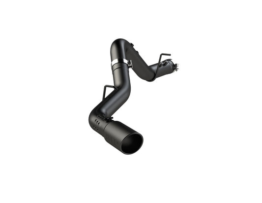 MBRP Armor BLK Series 4-Inch Exhaust System for 2020 GMC Sierra 2500/3500 Duramax - Single Side Exit Black Coated
