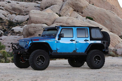 Fabtech 07-18 Jeep JK Front Stealth Monotube Shock Absorber with Vehicle-Specific Valving