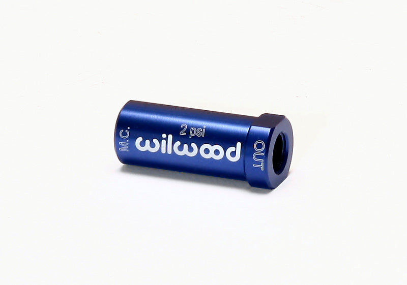 Wilwood Residual Pressure Valve - New Style - 2 lb / Blue