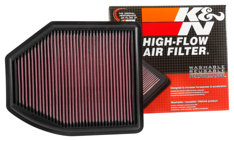 K&N Engineering 33-5035 High-Flow Reusable Air Filter for Acura ILX 2016-2022