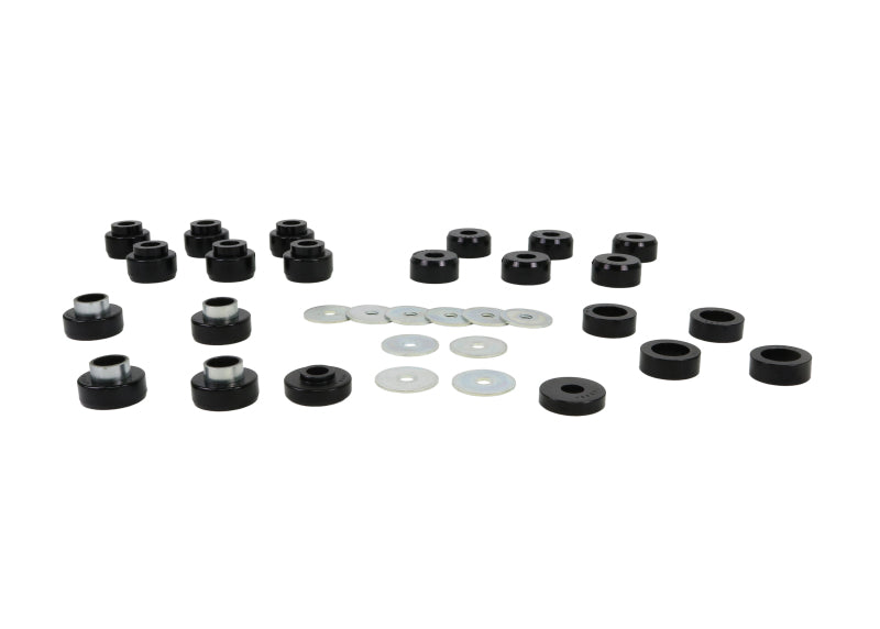 Whiteline W93541 Body Mount Bushing Set for 1987-1995 Jeep Wrangler