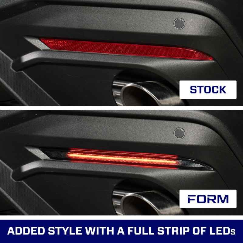 Form Lighting 2018+ Mustang LED Rear Reflector Red (Pair)