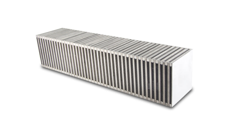 Vibrant Vertical Flow Intercooler Core 27 in. Wide x 6 in. High x 6 in. Thick – High-Performance Bar and Plate Design
