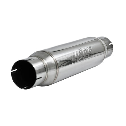 MBRP Universal Resonator with 3-inch Inlet/Outlet – T304 Stainless Steel Performance Muffler