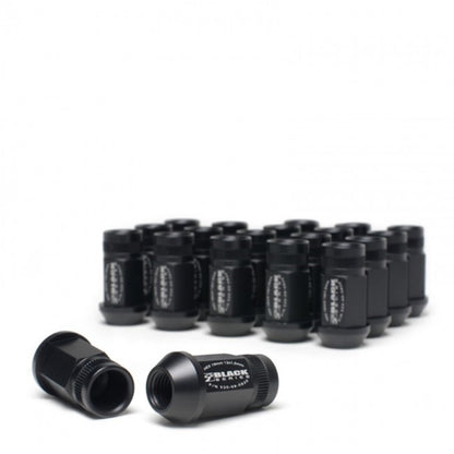 Skunk2 Racing 12 x 1.5 Forged Lug Nut Set (Black Series) for Honda, Acura, Mitsubishi, Scion, and Toyota
