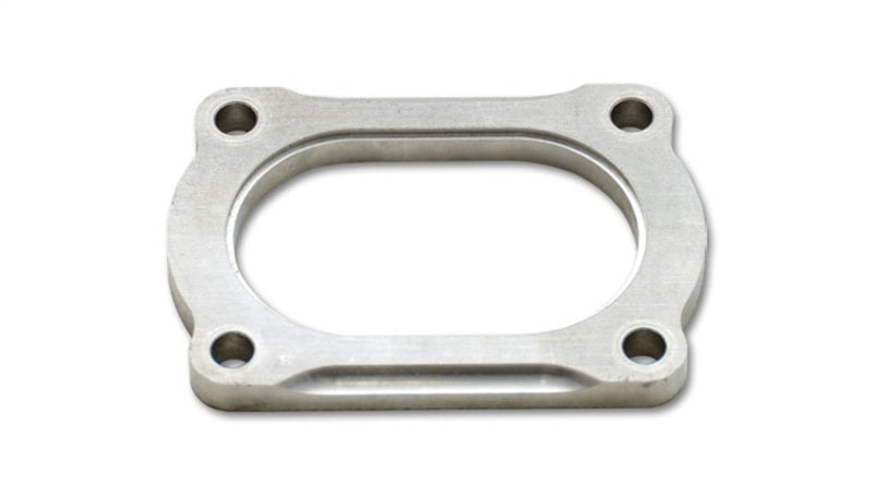Vibrant T304 Stainless Steel 4 Bolt Flange for 4-inch Oval Tubing