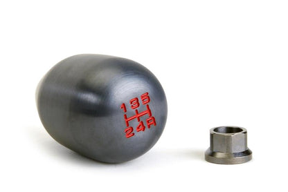 Skunk2 Racing 5-Speed Billet Shift Knob for Nissan, Mazda, Mitsubishi — 10 x 1.25 Thread, PVD Titanium Coating