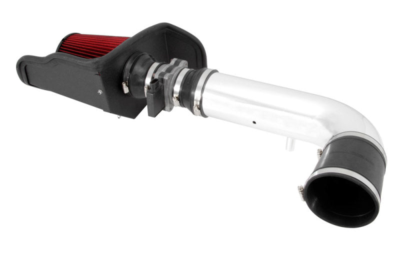 Spectre 94-96 Chevy Caprice and Impala SS V8 5.7L Fuel Injection Air Intake Kit with Red Filter and Polished Aluminum Tubing