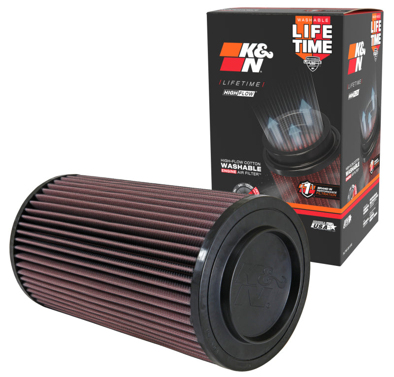 K&N Engineering E-0656 High-Flow Reusable Air Filter for Ram ProMaster 1500, 2500, 3500 (2014-2017) – Improves Horsepower & Airflow